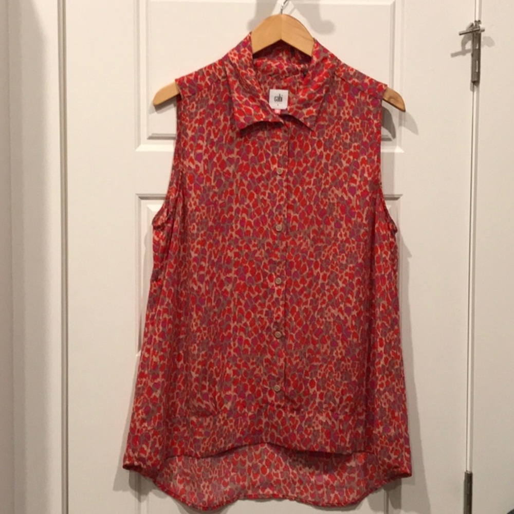 CAbi Heartbreaker blouse size Large
